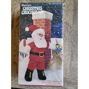 Vogart Crafts Christmas Crochet Doll Kit Santa Claus 3201 Vintage New NOS